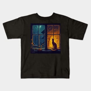 A window to two worlds Kids T-Shirt